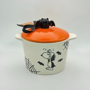 Halloween Snoopy individual bake dish by Rae Dunn | SCARY Snoopy bake dish